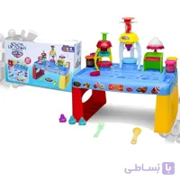میز خمیر بازی با بستنی ساز