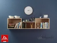 باکس دیواری مدرن - چیدمان 1 ا ساخته شده با چوب درختان میوه یا جنگلی