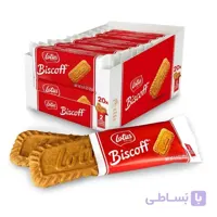 بیسکویت لوتوس ۲۵۰ گرم ساده باکس کامل ۱۰ عددی – Lotus Biscoff pack x10