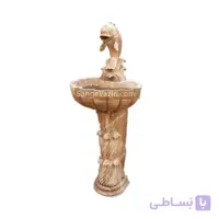آبنما سنگی موج و ماهی