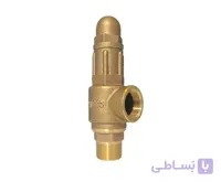 شیر اطمینان برنجی ساده 2 اینچ هایسک