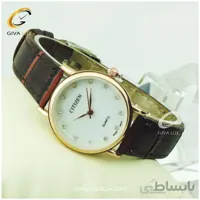ساعت مچی زنانه بند چرمی سیتیزن