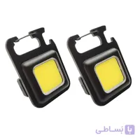 چراغ قوه دستی مدل COB بسته 2 عددی