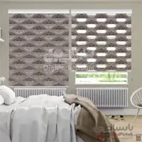 پرده زبرا هندسی مدل موج کد ۱۰۷