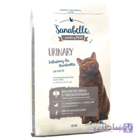 غذای خشک گربه سانابل Sanabelle مدل یورینری Urinary وزن 2 کیلوگرم