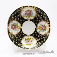 نعلبکی چینی واتسون طرح معینی – مشکی