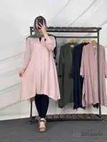مدل مانتو زنانه سایز بزرگ کلوش کد 1317