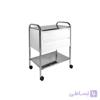 ترالی استیل 2 کشو