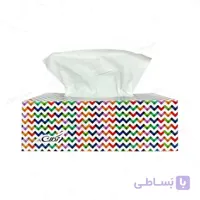 دستمال کاغذی جعبه ای ۱۵۰ برگ تکلان پاک ا Box of paper towels 150 sheets Taklan pak