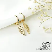 گوشواره زنانه طرح برگ