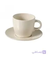 ست فنجان ایکیا مدل FARGKLAR رنگ بژ روشن