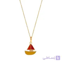 آویز طلا کودک طرح قایق کد KP607
