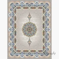 فرش ماشینی زاگرس طرح هالیدی زمینه بژ