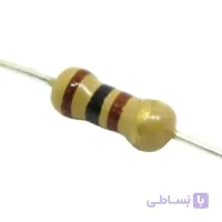 مقاومت 100 اهم 1/4 وات 5 درصد