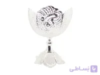 کاسه آجیل خوری پایه دار ملیله کاری