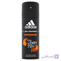 اسپری آدیداس مردانه اینتنسیو Intensive Cool and Dry Deodorant 150 ml