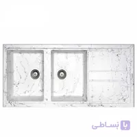 سینک گرانیتی مرمر سفید سارگاتی
