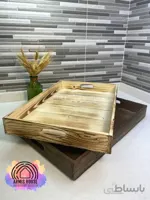 سینی چوبی بزرگ ا Large wooden tray