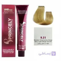 رنگ مو پرنسلی princely شماره 9.31 بلوند بژ خیلی روشن