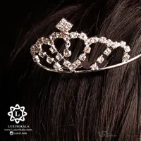 گیره مو نگین دار ا Bridal Crown
