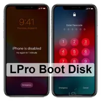 بایپس آیکلود آیفون های قفل صفحه نمایش و دیسیبل – LPro Boot Disk