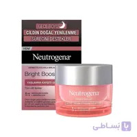 کرم شب ضد پیری و روشن کننده پوست نوتروژینا مدل Bright Boost حجم ۵۰ میل