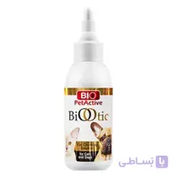 لوسیون گوش سگ و گربه بایو پت اکتیو مدل Bio Otic Ear Cleaning Solution وزن 100 گرم ا Biootic biopetactive