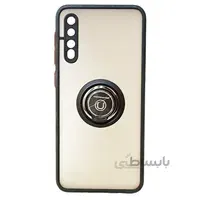 قاب محافظ مات انگشتی سامسونگ آ50اس آ50 و آ30اس a50s ،a30s، a50 Translucent Matte Hybrid Ring Case samsung قرمز