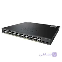 سوئیچ ۴۸ پورت مدیریتی سیسکو مدل سی ۲۹۶۰ ایکس ۴۸ تی دی ال ا CISCO WS-C2960X-48TD-L 48Port Managed Switch