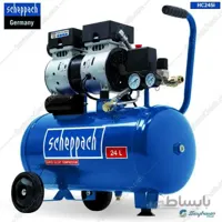 کمپرسور باد سایلنت 24 لیتری 550 وات 8 بار شپخ مدل 5906131901 - HC24Si ا Scheppach 5906131901 - HC24Si SILENT COMPRESSOR