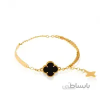 دستبند طلا زنانه طرح ونکلیف کد CB397