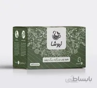 مخلوط چای سبز و گزنه و برگ زیتون کیسه ای نیوشا (20عددی)