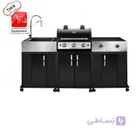 باربیکیو - آیلند 90 سانت با گریل آبکاری
