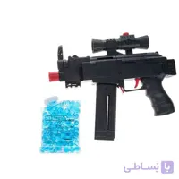تفنگ اسباب بازی مسلسل تیر ژله ای و تیر اسفنجی مدل Assault Submachine Gun No:AK46