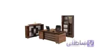 ست میز مدیریت و کتابخانه و ویترین آرتا