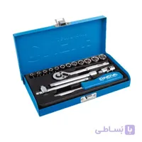 جعبه بکس 17 پارچه 1/4 اینچ هواگیری نووا مدل NTS-7003 ساخت تایوان