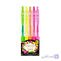 روان نویس زبرا مدل Neon بسته 5 عددی
