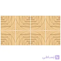 دیوارپوش تندیس و پیکره شهریار مدل امای کد W1010 04 بسته 8 عددی