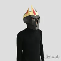 ماسک صورت اوریگامی جمجمه پادشاه