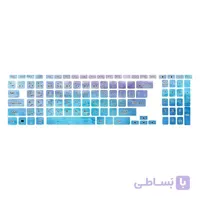 استیکر کیبورد طرح colors 11