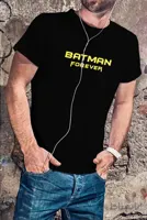 تیشرت نخ پنبه مشکی طرح Batman Forever