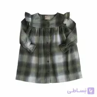 پیراهن دخترانه چهارخانه(پشمی)