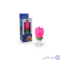 شمع موزیکال گل مدل STC108
