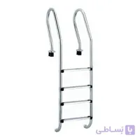 نردبان تمام استیل ۴ پله استیل کلاب