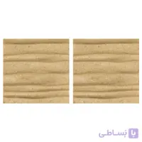 دیوارپوش تندیس و پیکره شهریار مدل امای کد W1010 08 بسته 2 عددی