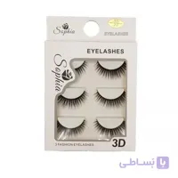 مژه مصنوعی 3D سه جفتی سوفیا شماره 22 – Sophia