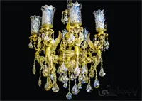 لوستر 6 شاخه آنتیک فرشته ا antique Ange 6 branches Chandelier
