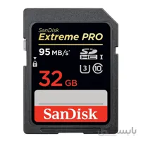 کارت حافظه SDHC سن دیسک مدل Sandisk Extreme Pro V30 کلاس 10 استاندارد UHS-I U3 سرعت 633X 95MBps ظرفیت 32 گیگابایت در بروزکالا