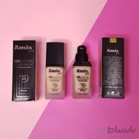 کرم پودر آمیس AMIS مدل اچ دی hd لیکویید کاوریج فوندانشن حجم 42 میلی لیتر