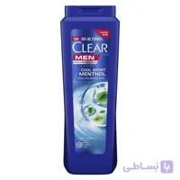 شامپو ضد شوره مردانه کلیر مدل Cool Sport Menthol حاوی عصاره منتول حجم 485 میلی